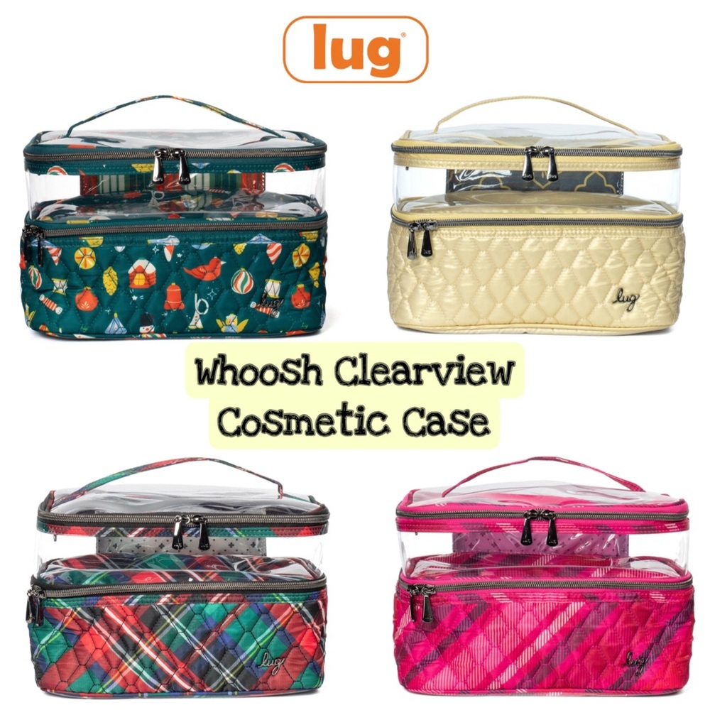 Lug Whoosh Clearview Cosmetic Case NWT